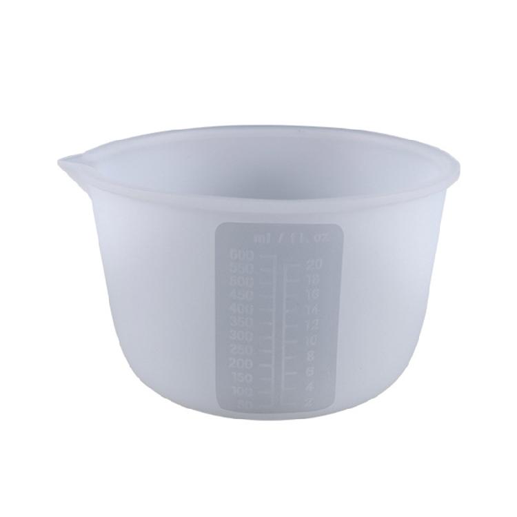 

Squeeze & Pour Silicone Measuring Cup Flexible Graduated Cup for Epoxy 600ml 1