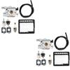 2 Pack For Echo Carburetor CS-300 CS-301 CS-305 CS-340 CS-345 Air Fuel Filter