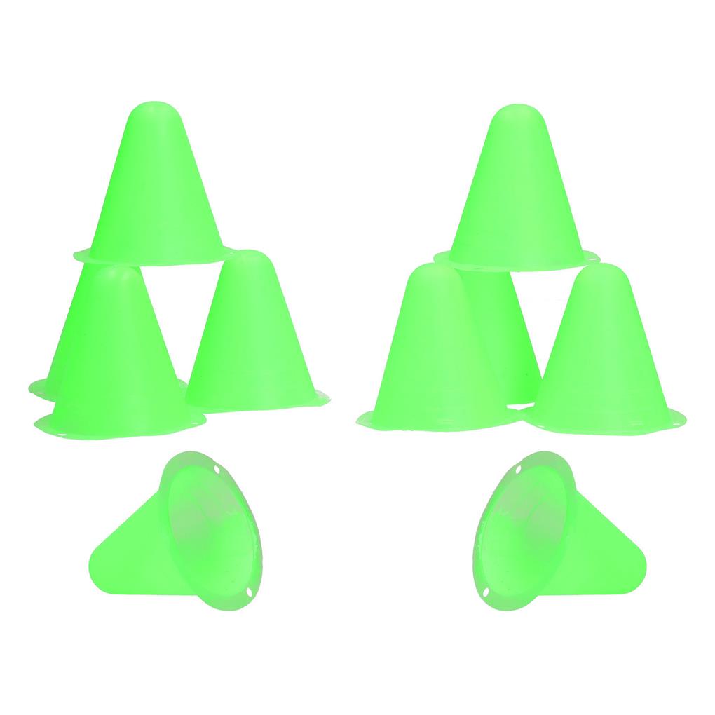 10pcs/lots Skate Marker High Elasticity Lightweight Soccer Training Cones Wear-Resistant Marking Barrier for Basketball Games