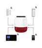 Sirena Wireless Solare da Esterno ad Alto Decibel 433Mhz Altoparlante Stroboscopico Impermeabile Per Sistema di Allarme Antifurto di Sicurezza Domotica