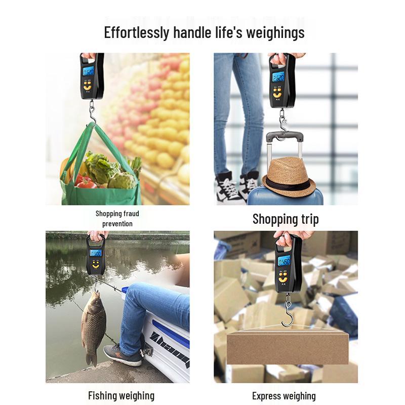 High-Precision Rechargeable 50kg Portable Handheld Electronic Scale