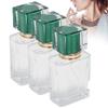 50ml Glass Perfume Bottle Refillable Perfume Atomizer Dispenser Liquid Makeup ContainerGreen