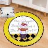 1 Piece Chef Round Rug Suitable For Living Room Bedroom And Kitchen Home Decoration Room Decoration Gift For Friends And Family