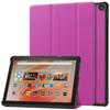 Fire HD 10 Tablet Case(Only Fit 13th Gen, 2023 Release), Premium PU Leather Trifold Stand PC Clear Back Cover Case With Auto Wake/Sleep.