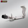 Stainless Steel Exhaust System Mod for Zhang Xue 500RR with AR Tailpipe & Header