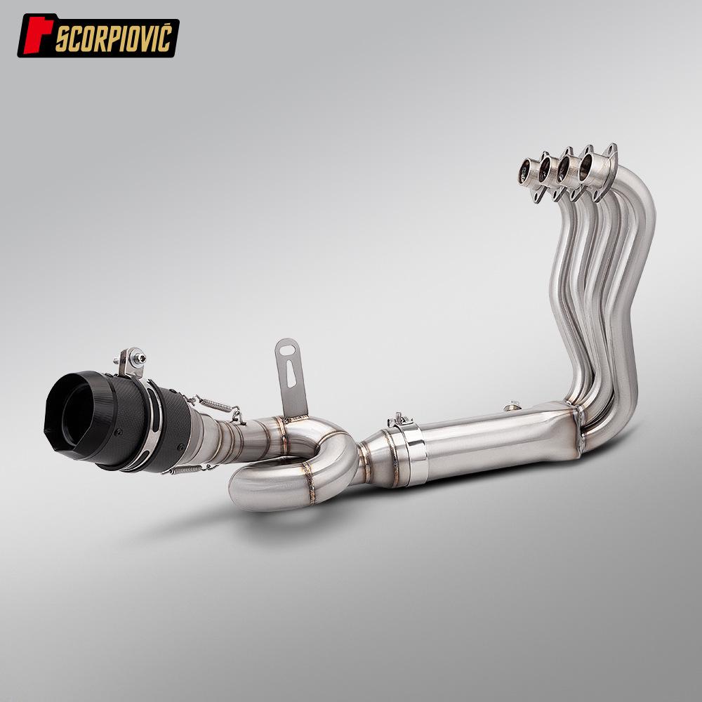 Stainless Steel Exhaust System Mod for Zhang Xue 500RR with AR Tailpipe & Header