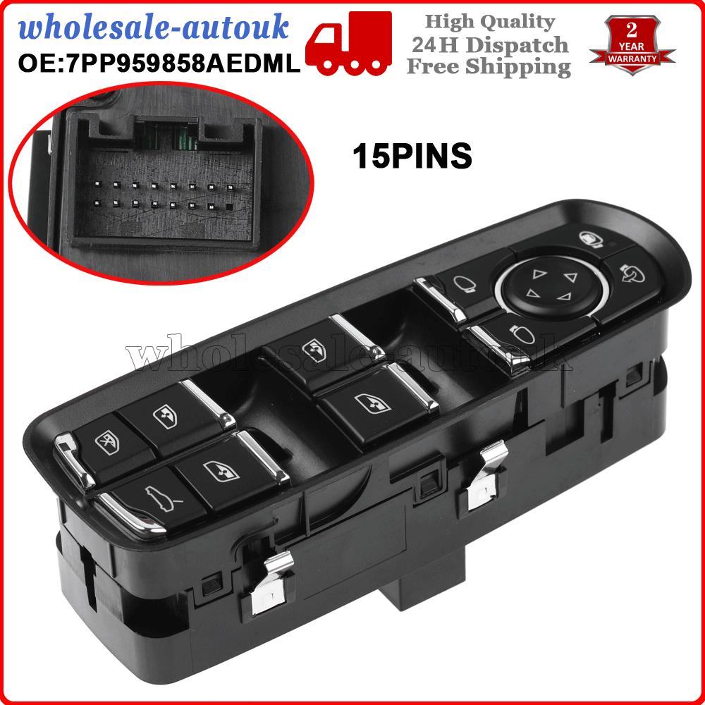 Door Driver Side Electric Power Window Switch For Porsche Panamera Cayenne Macan