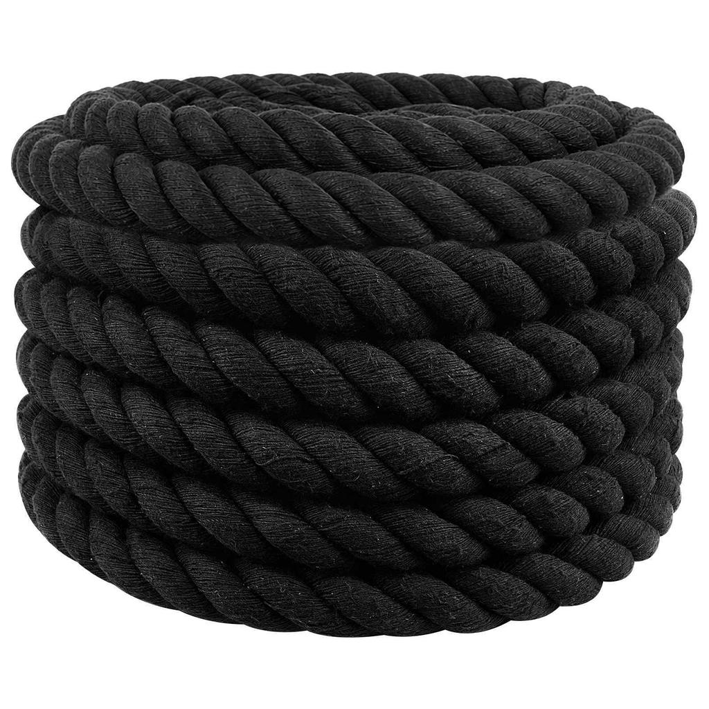 Black Rope 3.6 X 3.6 X 500 Cm Cotton
