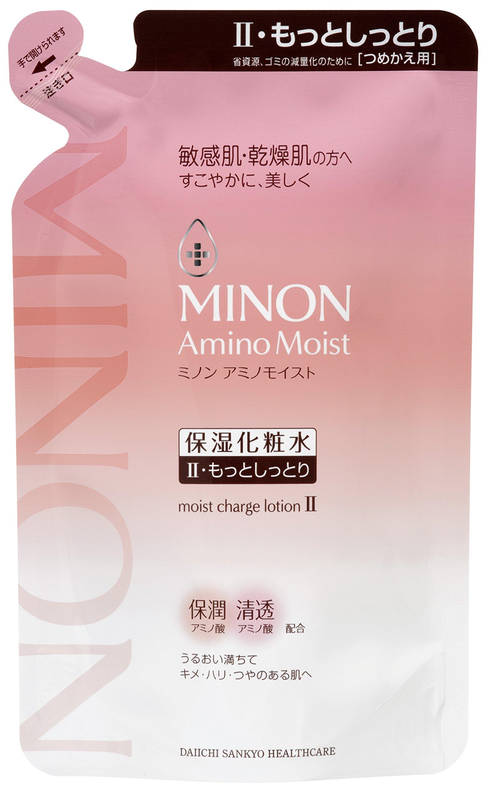 

MINON Amino Moist Увлажняющий лосьон Moist Charge Lotion II Сменный блок 130 мл с образцом Сухой Увлажняющий густой более увлажняющий тип [Чувствительная кожа, Кожа] лосьон,