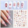 Fashion Rabbit Pattern Nail Sticker 3D Nail Art Decal Gel Polish Sticker Nail Art Decor Kalkomanie