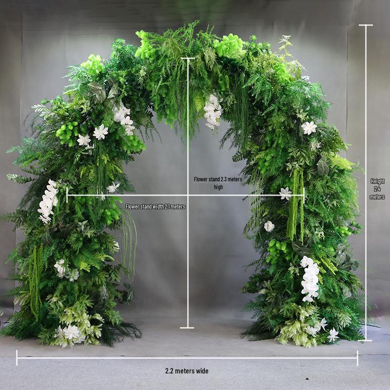 Свадебная арка в стиле Мори: Искусственный цветочный набор для уличного декора и фотосъемки