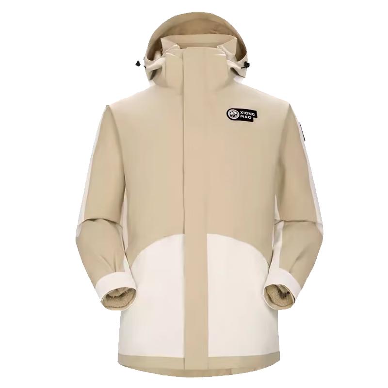 CAMEL Unisex 3-in-1 Dirt & Waterproof Outdoor Jacket