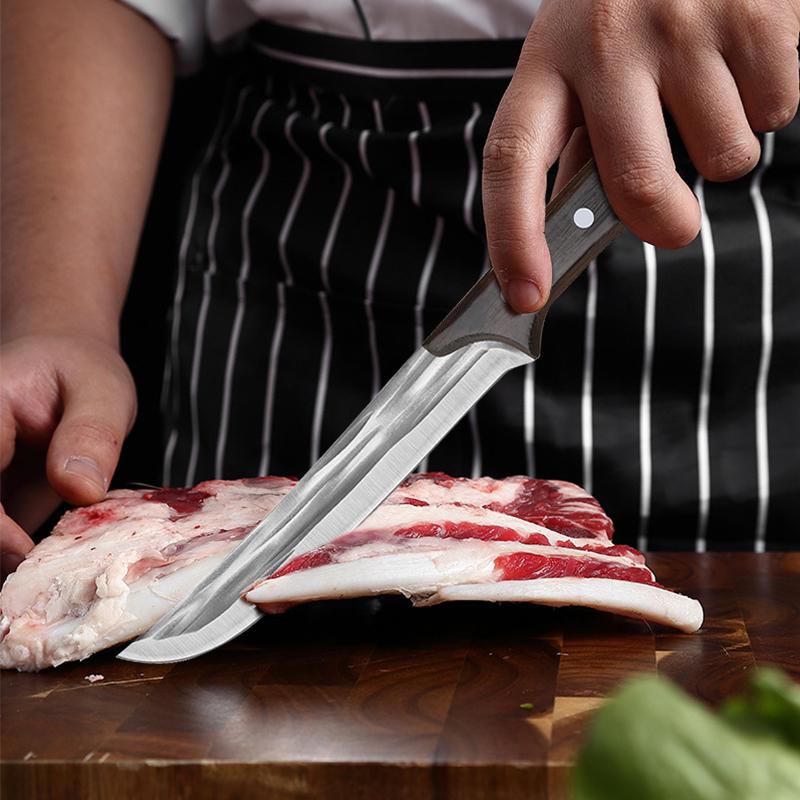 Küchenmesser, Fleischerbeil, geschmiedetes Ausbeinmesser, Metzgermesser, Schneidemesser, Gemüse- und Obstmesser