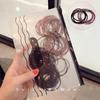 Korean Style Simple Elastic Hair Tie – Small, Thin High Elastic Band for Girls, Basic Hair Ring Headwear