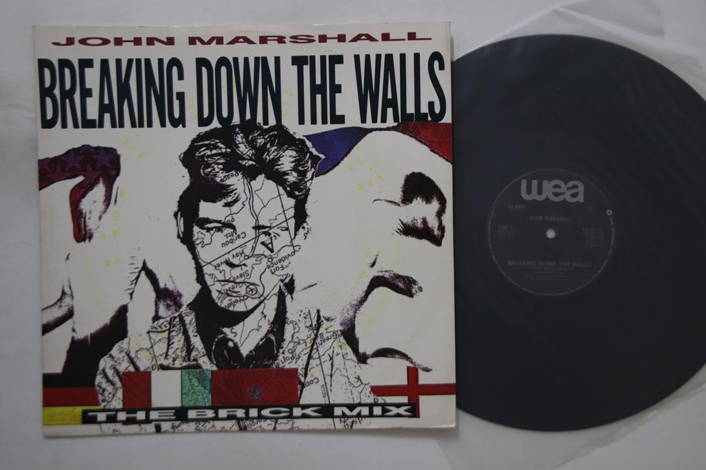 12inch Record JOHN MARSHALL - Breaking Down The Walls YZ160 WEA 1988 UK Dance & Electronica Used