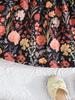 Girls Floral Print Dress with Bow, Ruffle Sleeve Ribbed Bodice Casual Summer Outfit