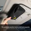 Car Sunglasses Holder Universal Suede Multi-function Glasses Clip Bill Clip Auto Accessories Glasses Case