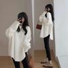 2025 A/W Women's Double-Sided German Velvet Thickened Long-Sleeve Hip-Covering Mid-Length Top