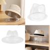 Moldeador de Sombreros con Soporte de Forma de PVC Moldeado para Almacenamiento en Armario, Empaque de Viaje y Organización de Mesa de Exhibición