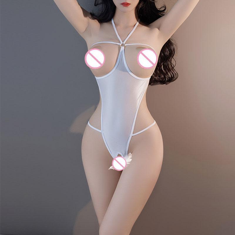 Hot Sexy Sheer Bodysuit Woman Sexy Lingerie Erotic Open Crotch Bodycon Underwear Porn Outfits Sexy Pajamas Roleplay Sex Set