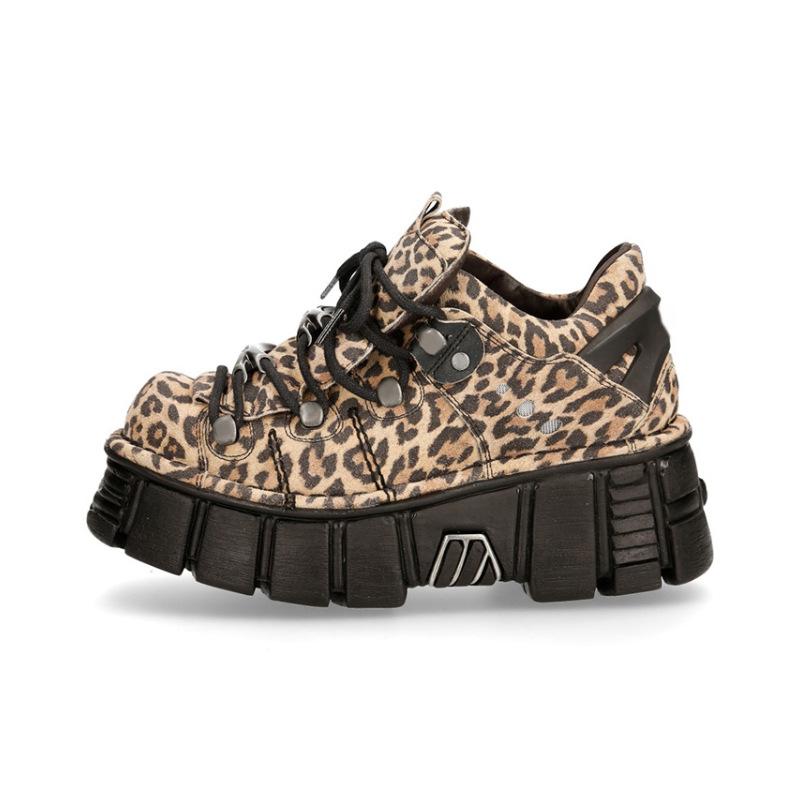 Fashion Wild & Stylish! Leopard - Print Chunky Platform Sneakers
