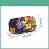 Estuche de Lápices Uzumaki Naruto Para Estudiantes Poliéster Duradero Bolsa de Almacenamiento de Doble Capa Diseño de Dibujos Animados