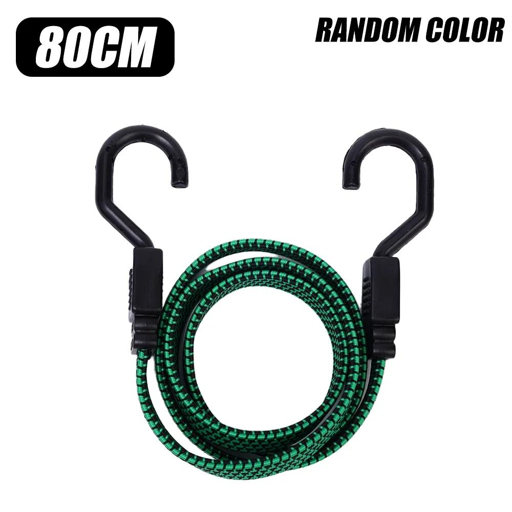 Bungee Cords Heavy Duty Luggage Bungee Straps with Hooks Antislip Flat Elasticity Rope Elastic Bungees Cords for Cargo Luggage