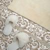 Pack of Vinyl Tiles With Pattern Self-Adhesive For Bedroom Plant Pattern With Ornaments 4X50X50 Cm