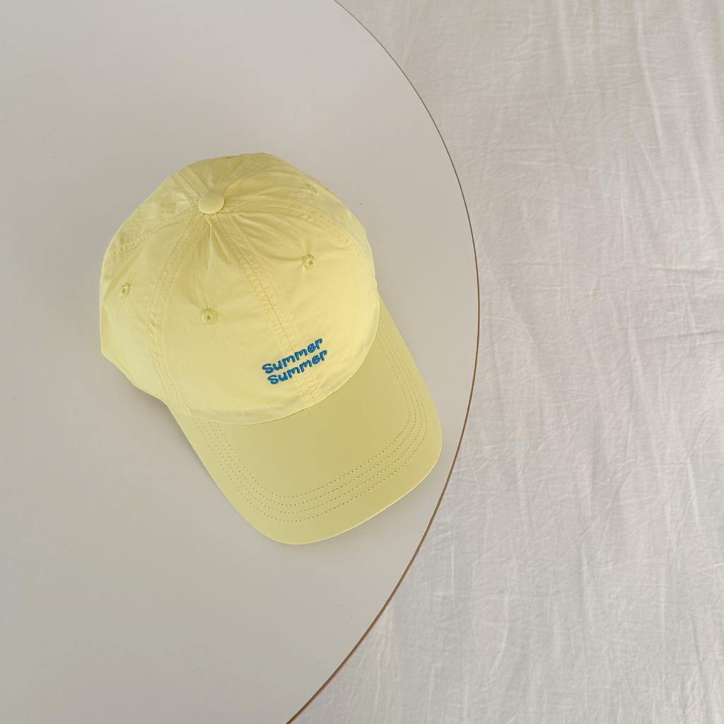 Quick-Drying Embroidery Summer Letters Simple Baseball Cap Men'S And Women'S Sunshade Versatile Cap