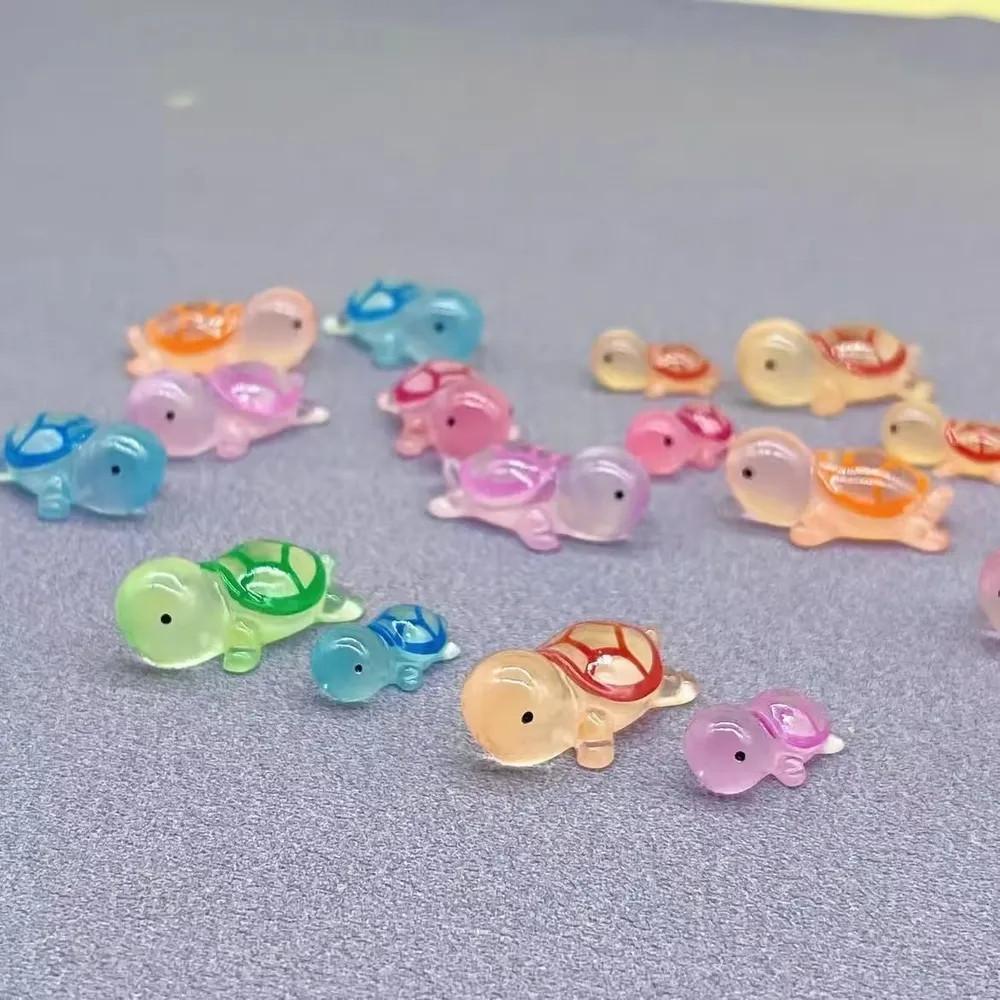 Luminescent Turtle Box For Storing Toys Home Decor, Resin Craft Turtle Figurines That Glow Storage Ornament