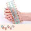 Nails Polish Stickers Semi Cured Gels Nail Strips Light Required Gels Wraps