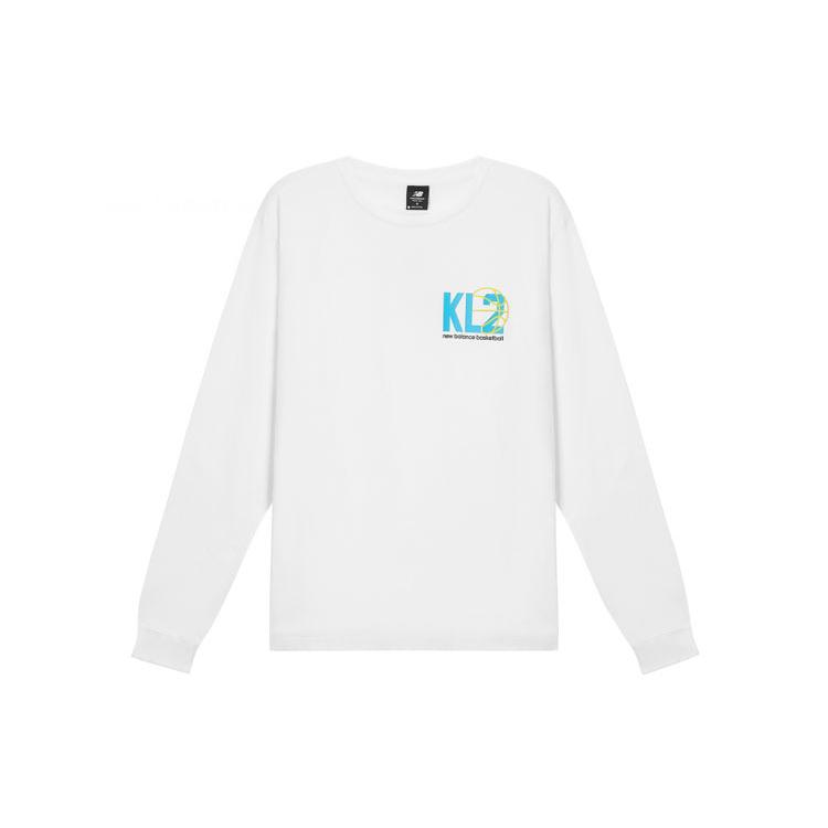 Толстовки New Balance Мужские Белые С Круглым Вырезом Умеренные Обычные MT03611-WT L