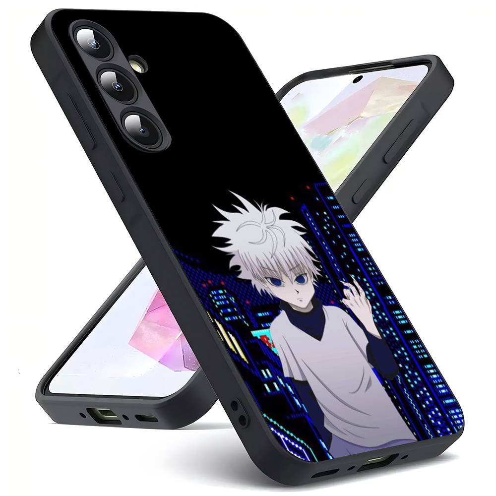 Anime Hunter X Hunter Killua Zaoldyeck For Samsung Galaxy S23 S24 S25 Ultra S22 Plus S21 Black Soft Case Waterproof Soft Case