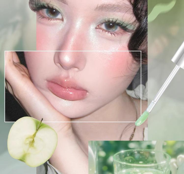 LEEMEMBER Laimeng Water Essence Lip Gloss Matte Chocolate Jelly Lipstick.