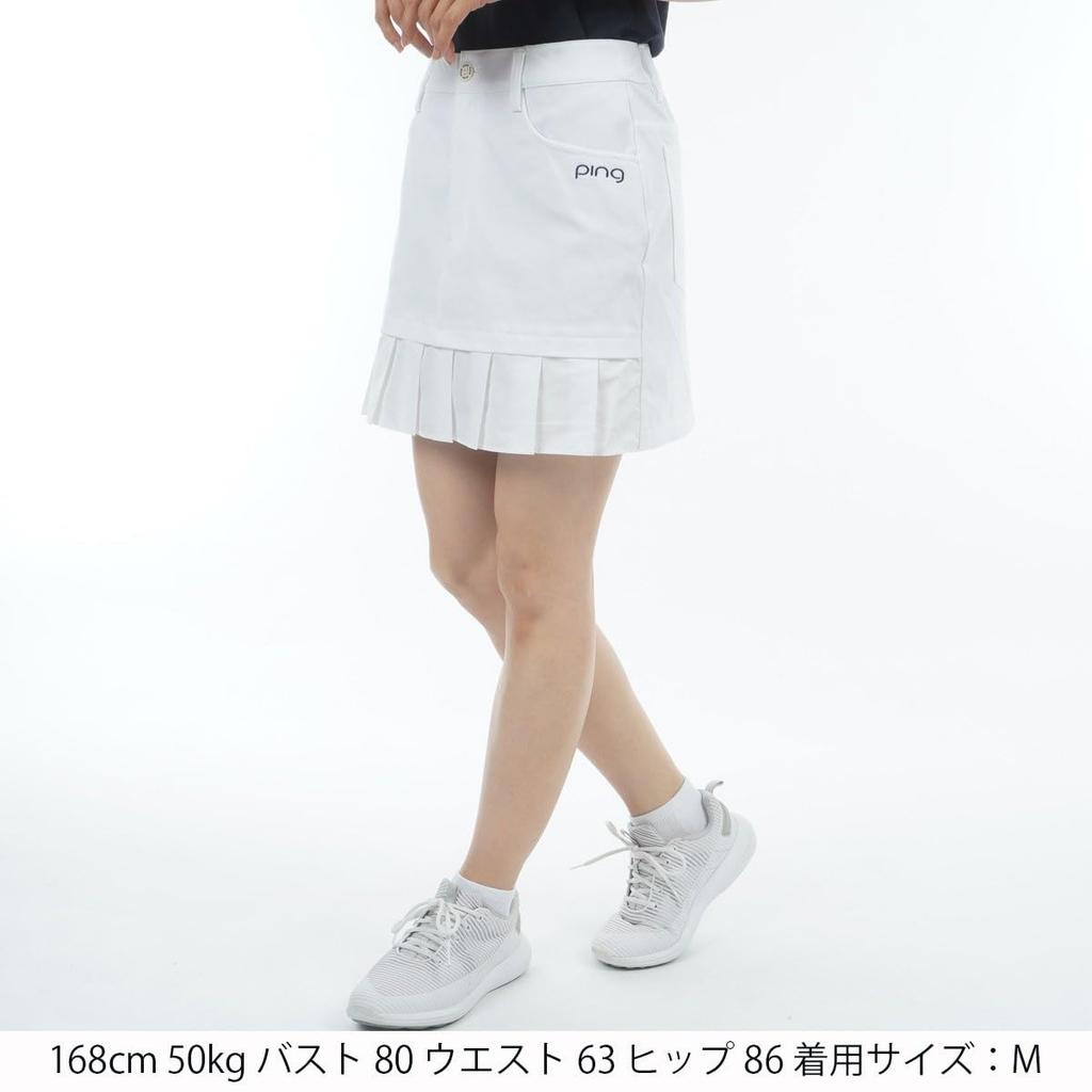 Ping Apparel Pleated Skirt Golf Medium Women's (All-Way Stretch) / / 622-5134200 030_White,