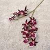 2 Fork Artificial Dendrobium Branch Realistic Fake Flowers  Office Desktop Decoration