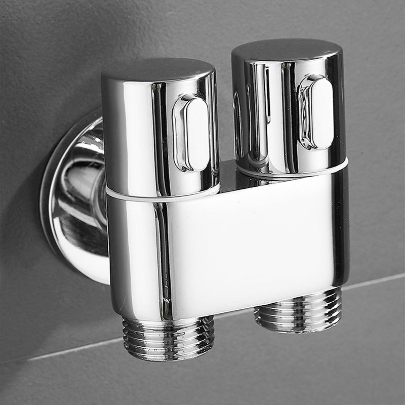 Černá/Chromová koupelnová bidetová baterie Přenosný nástěnný toaletní bidetový sprej Studenovodní toaletní baterie Ruční bidetová sada