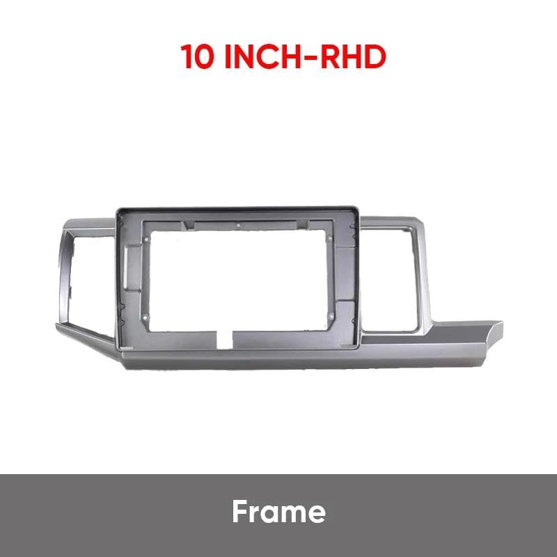 OTBEHUWJ 10" Car Face Audio Writing Adapter Navigation Panel Kit Auto DVD Frame Dashboard