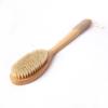 Super Long Handle Wooden Bath Brush with Natural Bristles for Dry Brushing & Massage