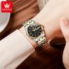 OLEVS 5513  Fashion Classics Waterproof  Luminous Watch Stainless Steel Quartz Watches Luxury Watch  Ladies Women