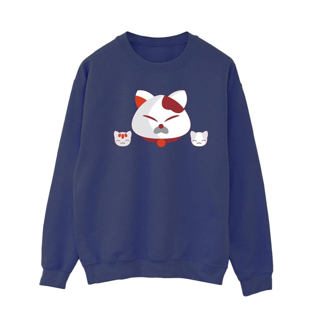 Disney Womens/Ladies Big Hero 6 Baymax Kitten Heads Sweatshirt