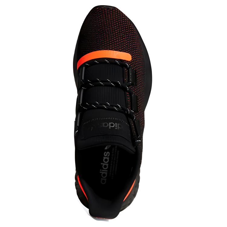 Adidas Tubular Dusk 'Black Solar Red' AQ1189
