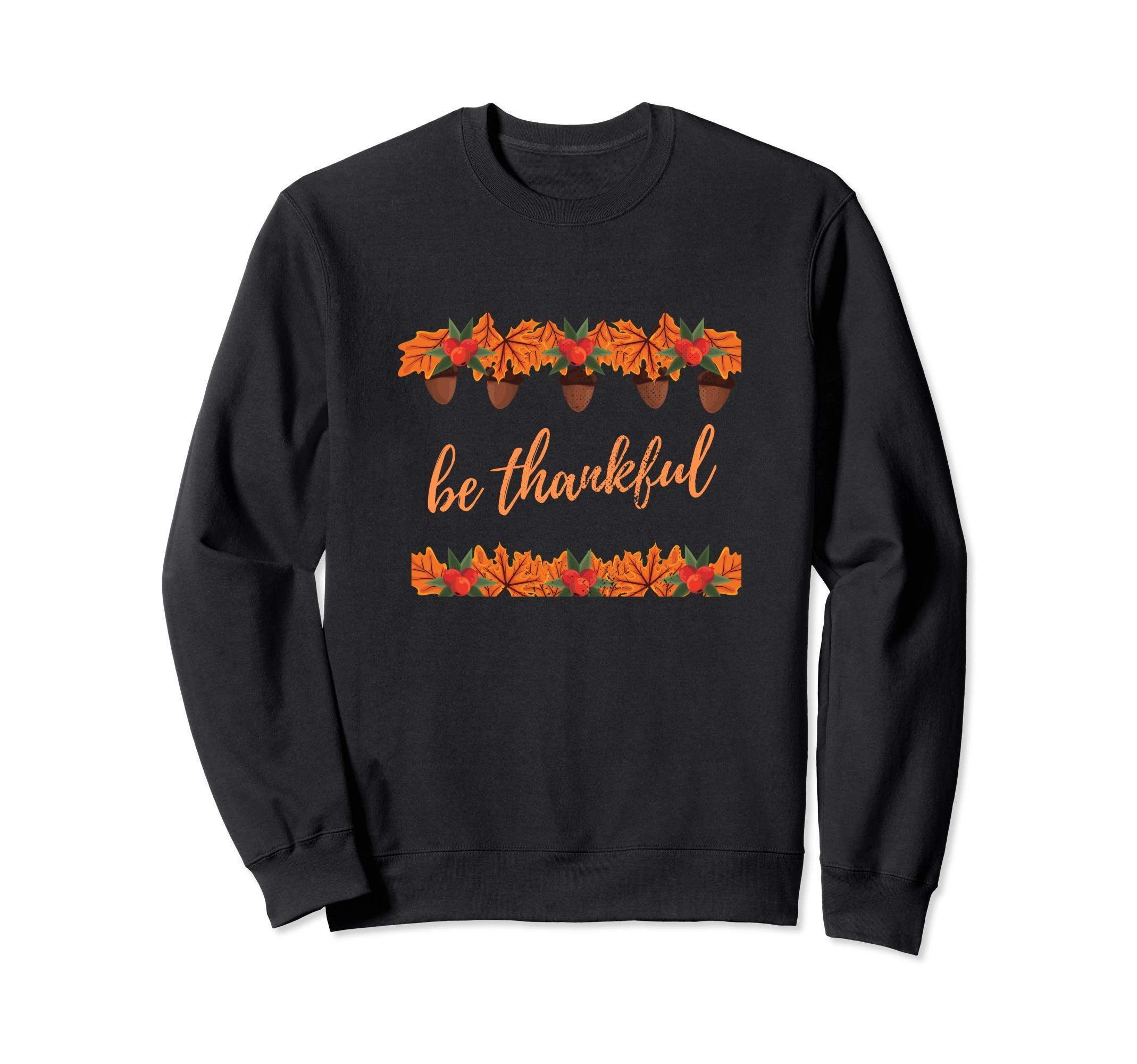 

Happy Thanksgiving Gift Autumn Autumn Leaves Sweatshirt чёрный