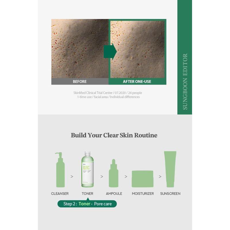SUNGBOON EDITOR - Green Tomato Pore Lifting Ampoule Toner