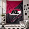 Wall Hanging Tapestry With Custom Name & Text, AZ Alkmaar Decorative Tapestry For Bedroom