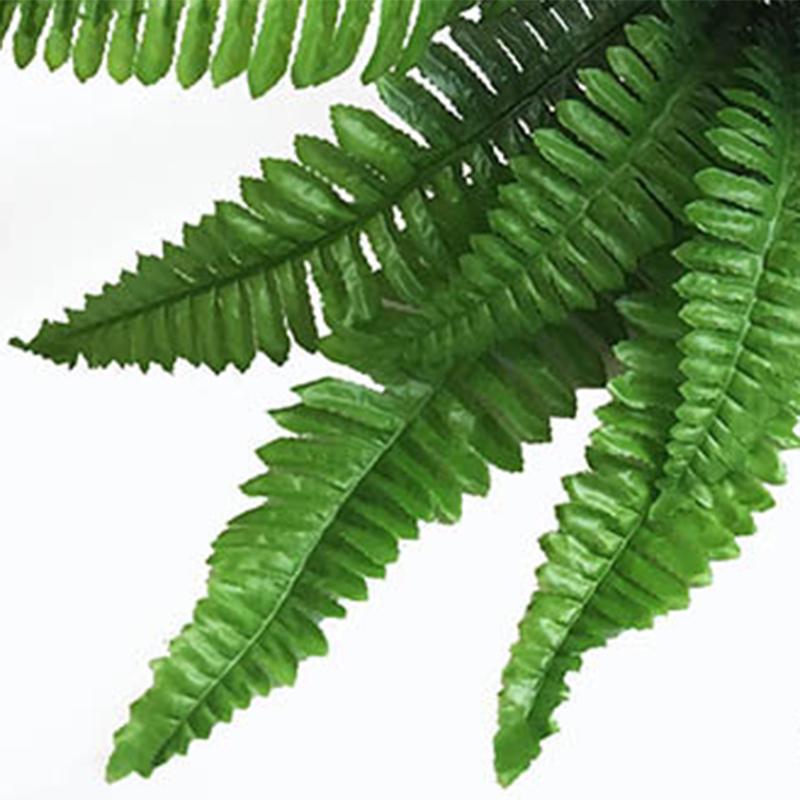 2Pcs 18 Heads Artificial Persian Leaves Artificial Shrubs Leaves Simulation Greenery Bushes for