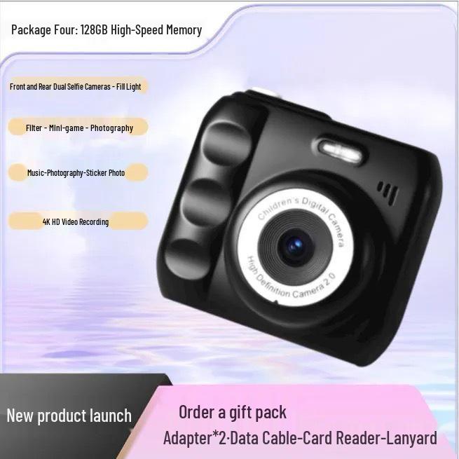 HD Dual-Camera Instant Digital Camera for Campus Students with Photo Transfer to Phone
