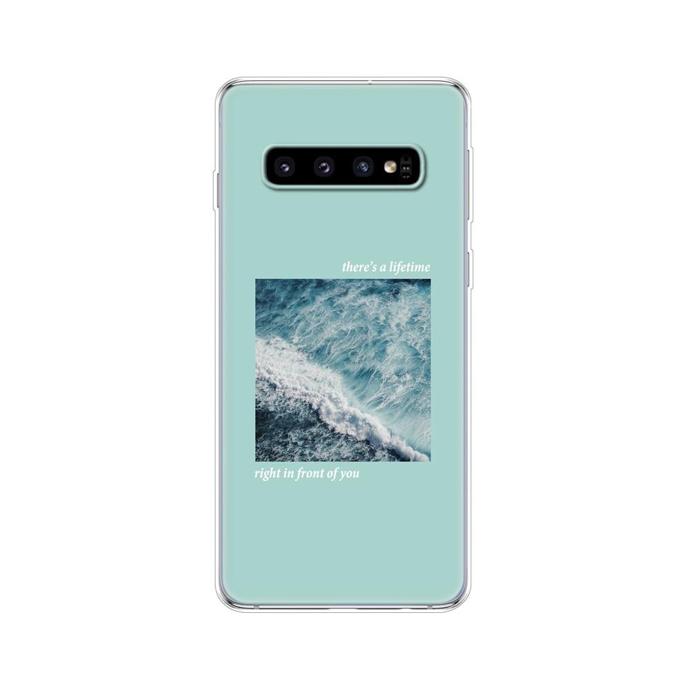 For Samsung Galaxy S10 Case S10Plus Silicone TPU Cover Phone S10 E Case On For Samsung S10 Plus G975F S 10 SM-G973F Transparent