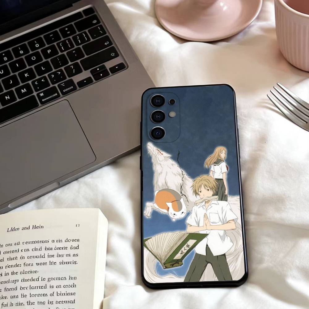 Anime S-Sensei Natsume  Phone Case For Samsung S25,24,23,22,30,21,10,9,Ultra,Plus,Lite,FE,4,5 G Soft Black Case