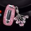 Women's Diamond Car Key Cover for Nissan 14th Gen Sylphy, Qashqai, Teana, X-Trail, Tiida, Murano, Terra